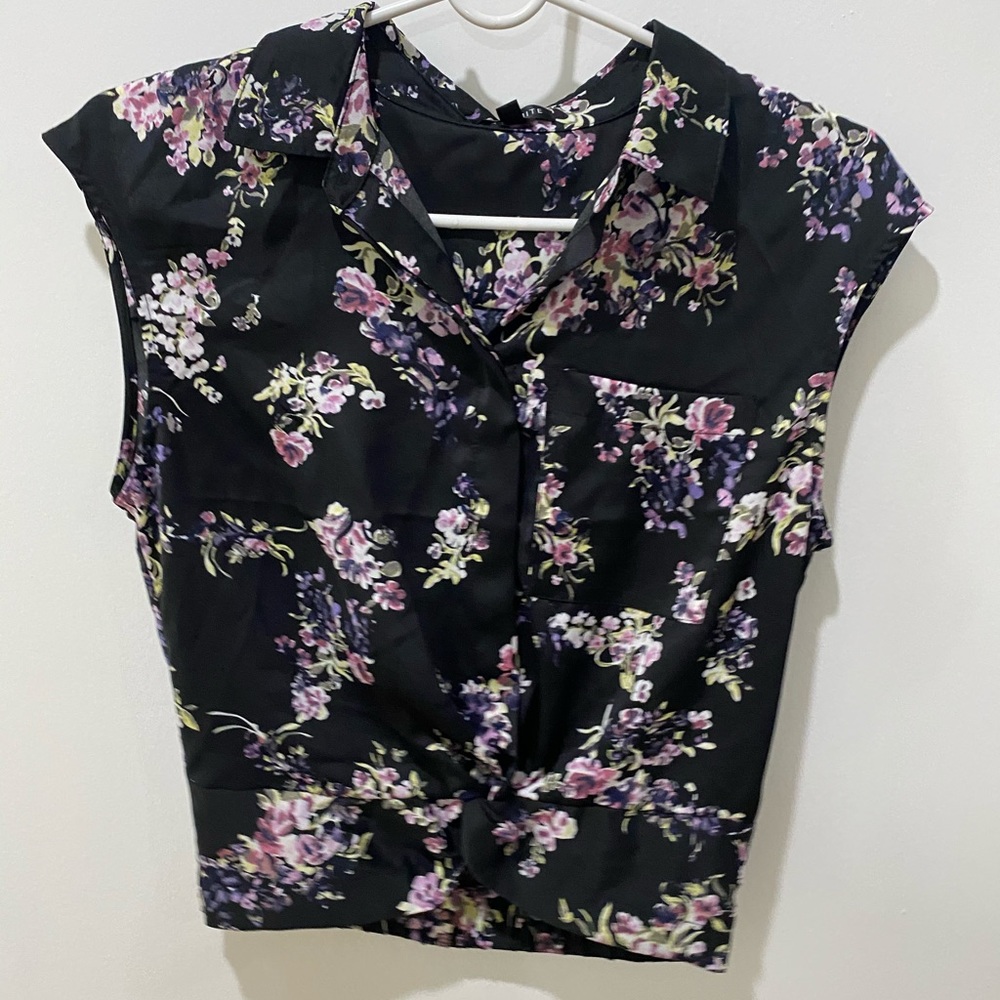Floral crop top